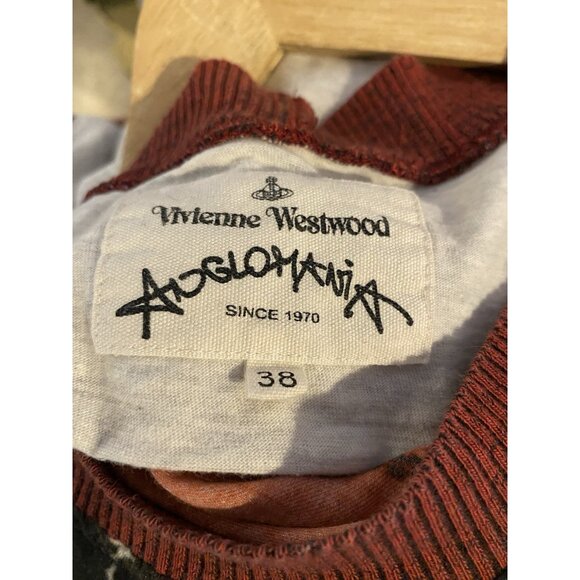 VIVENNE WESTWOOD ANGLOMANIA OVERSIZED BAT WING TUNIC TOP SZ 38 MEDIUM/LARGE - Picture 3 of 4